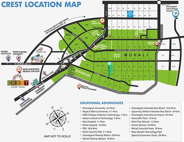  crest ii Location Plan