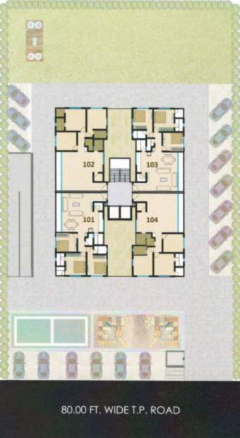 Images for Layout Plan of Bhoomipujya Residency