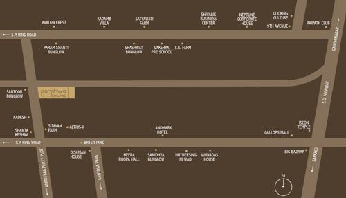 Images for Location Plan of Parshwa Luxuria Images for Location Plan of Parshwa Luxuria
