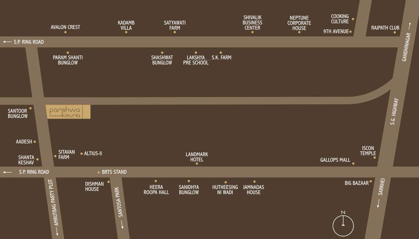 Images for Location Plan of Parshwa Luxuria