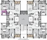  classic Tower A Cluster Plan for Typical Floor