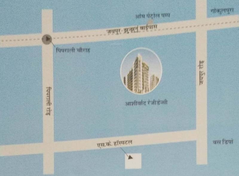Images for Location Plan of Ashirwad Residency