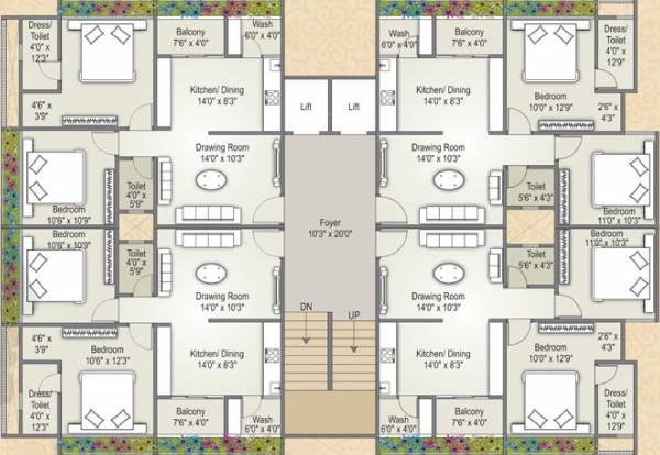 Images for Cluster Plan of Shiv Sharnam Elegance