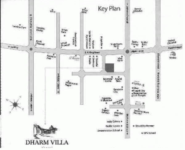  dharm-villa Location Plan