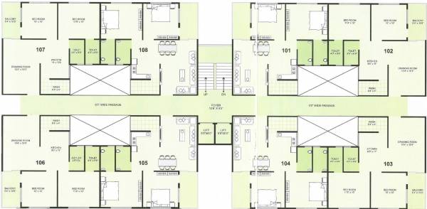 Images for Cluster Plan of Radheshyam Radhika Vihar