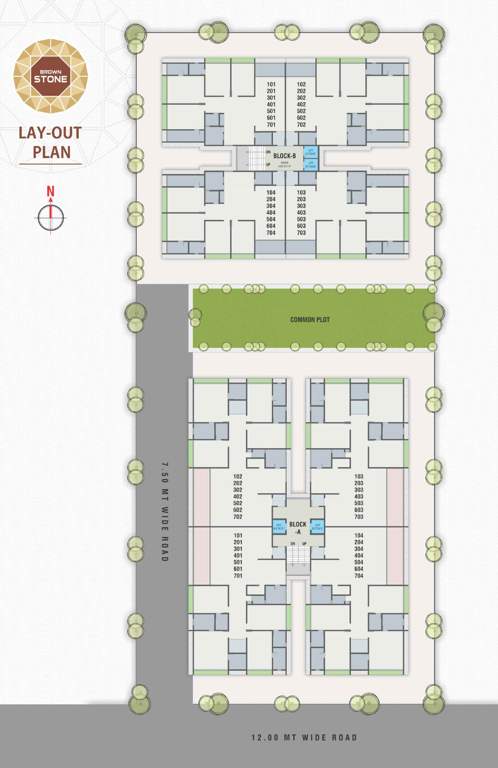  brown stone Layout Plan