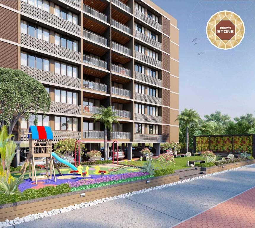  brown stone Children's play area