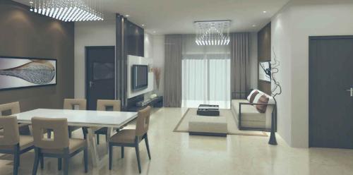  brown-stone Dining Area