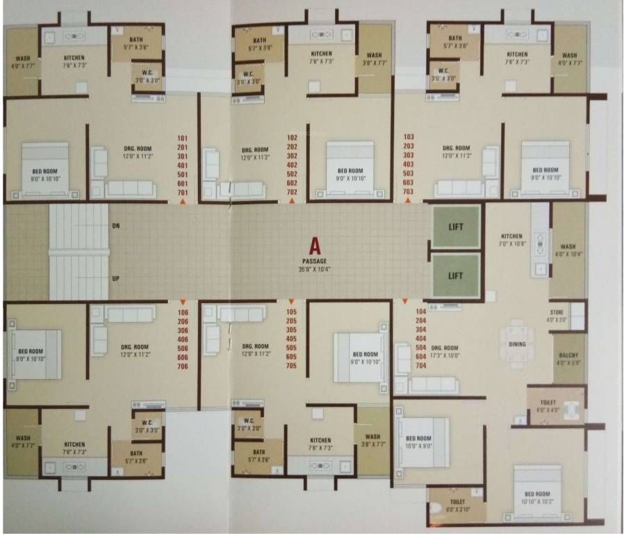 Images for Cluster Plan of Shree Pratishtha Heights