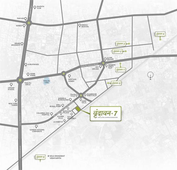 Images for Location Plan of Vrundavan Bunglows 7