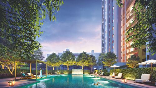 solaris-city-serampore Swimming Pool