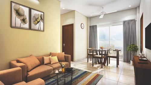  solaris-city-serampore Living Area