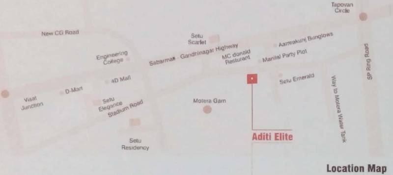Images for Location Plan of Shree Ganesh Aditi Elite
