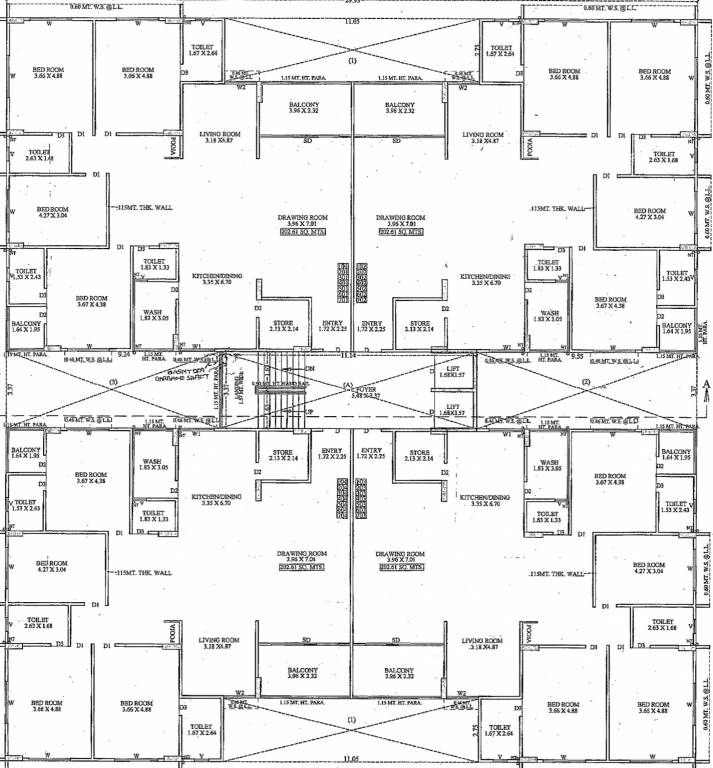 Images for Cluster Plan of Diya White House