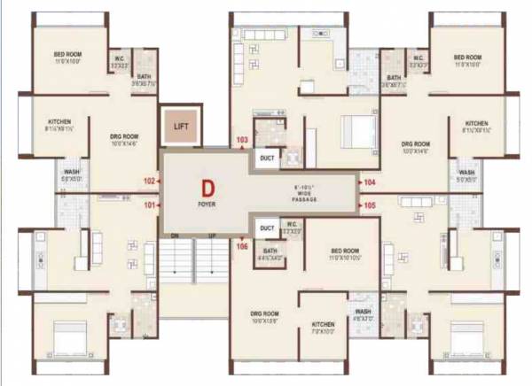 Images for Cluster Plan of Om Shrinand City 4