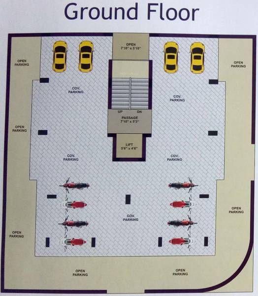 Images for Cluster Plan of Patidar Akash Wings