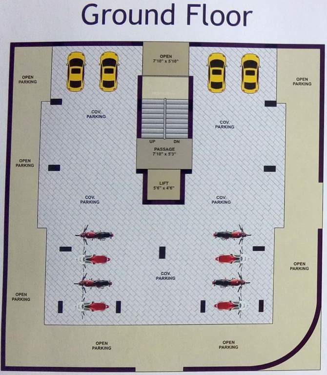 Images for Cluster Plan of Patidar Akash Wings