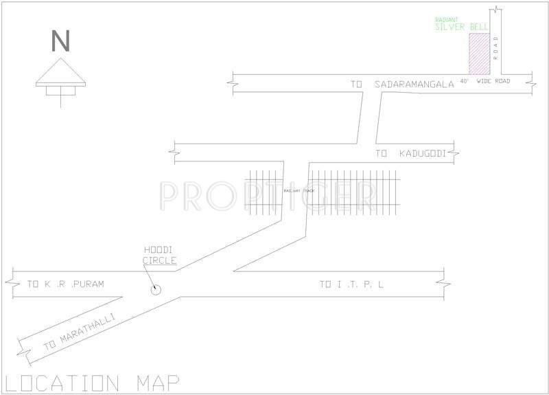  silver bell Images for Location Plan of Radiant Silver Bell