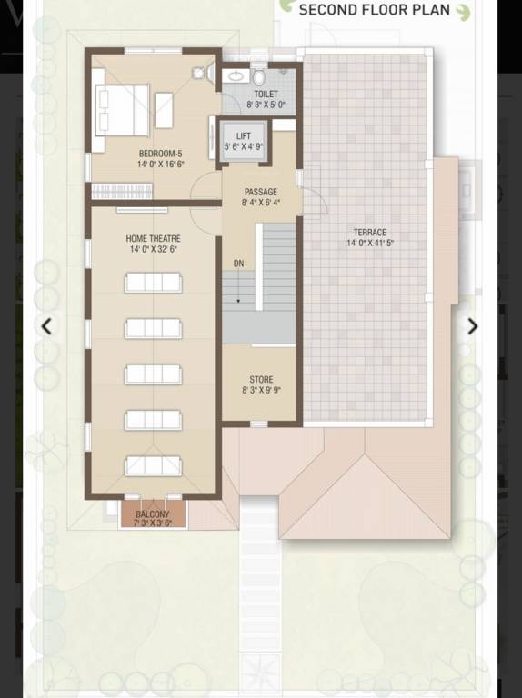  bunglows 8 Typical Floor Plan for Second Floor