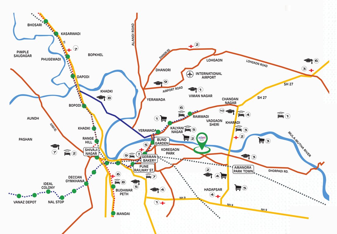 Images for Location Plan of Adani Atelier Greens