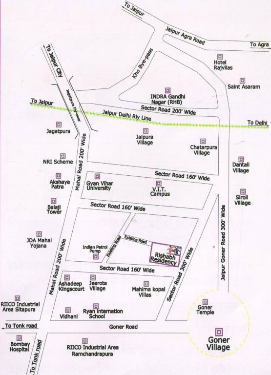 Images for Location Plan of AKG Rishabh Residency