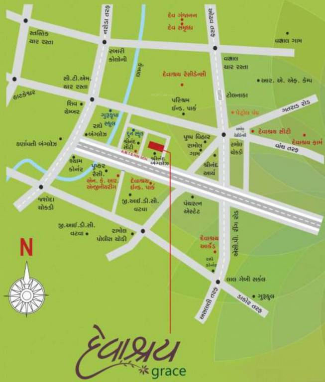 Images for Location Plan of Shreeji Devashray Grace