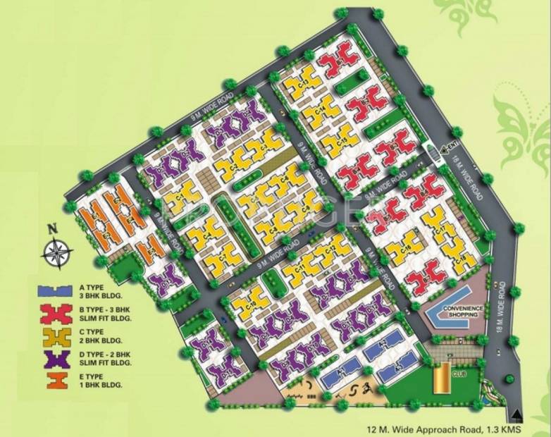 Images for Layout Plan of Usha Chhaya Niwas Apartments