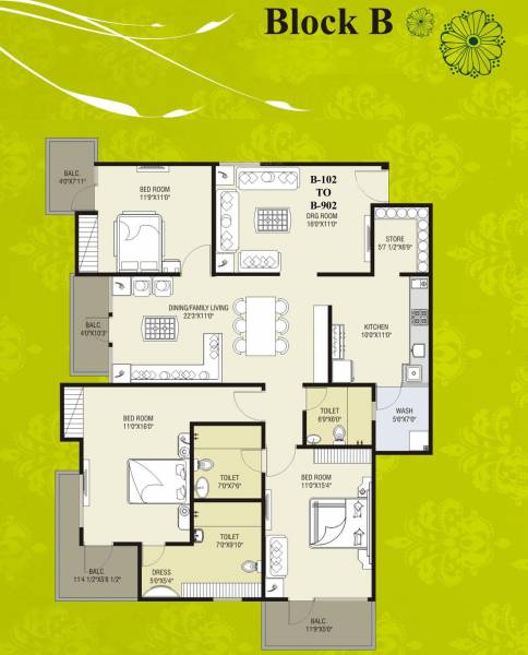  royal-palms Block 2 Cluster Plan