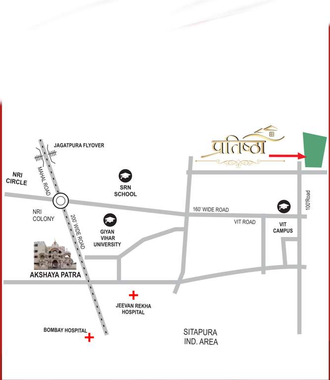  pratistha Location Plan