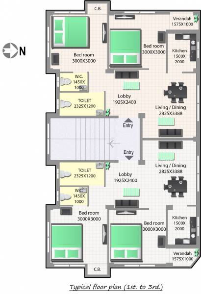 Images for Cluster Plan of Poddar Diya Residency