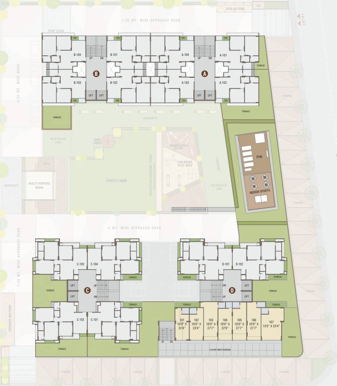 Images for Cluster Plan of Kavisha Panorama