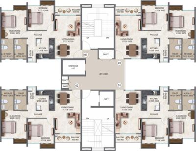Images for Cluster Plan of Pegasus Megapolis Saffron A3 To A9