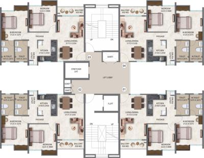 Images for Cluster Plan of Pegasus Megapolis Saffron A3 To A9