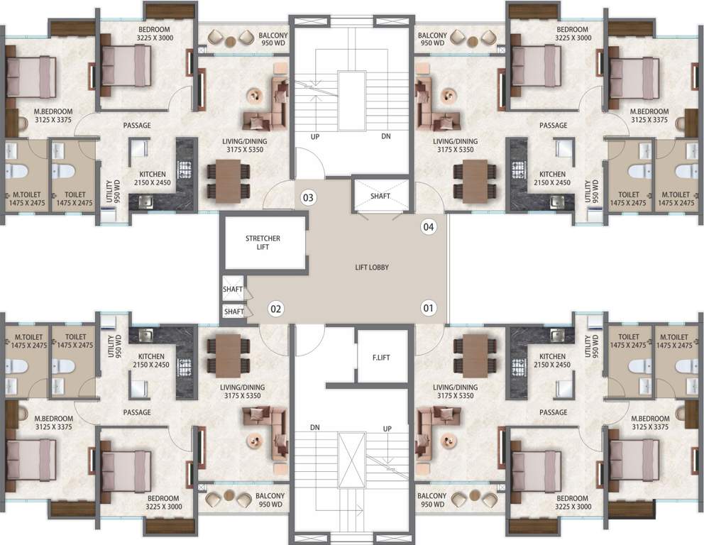 Images for Cluster Plan of Pegasus Megapolis Saffron A3 To A9