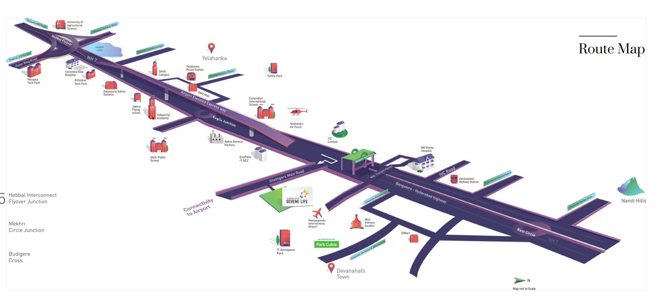 sattva serene life Images for Location Plan of Salarpuria Sattva Serene Life