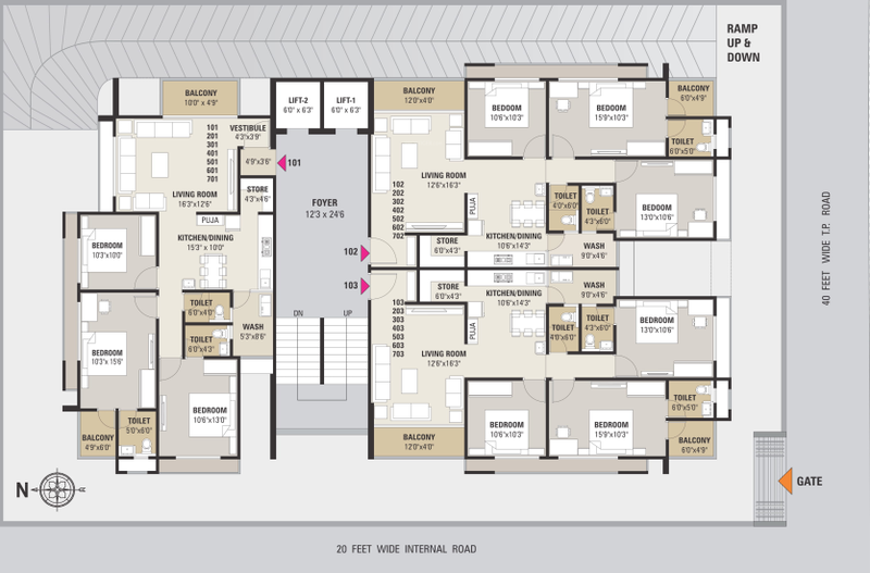  venus apartments Master Plan