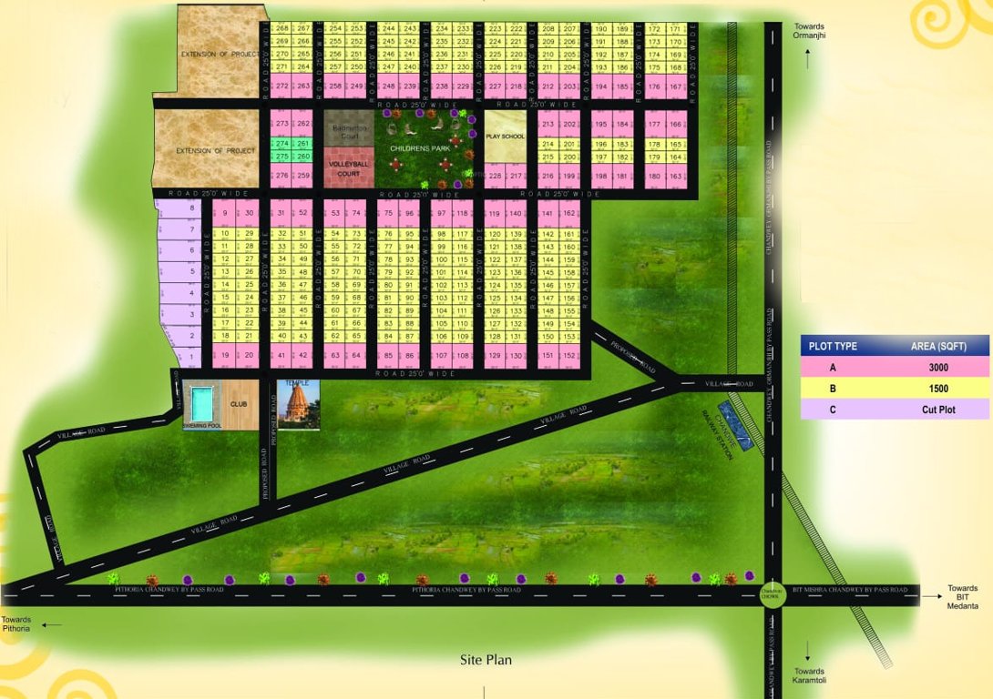 Images for Layout Plan of Arya Green Spark City