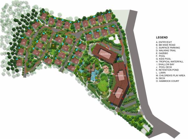 Images for Layout Plan of Adventz Zuari Rain Forest Apartment
