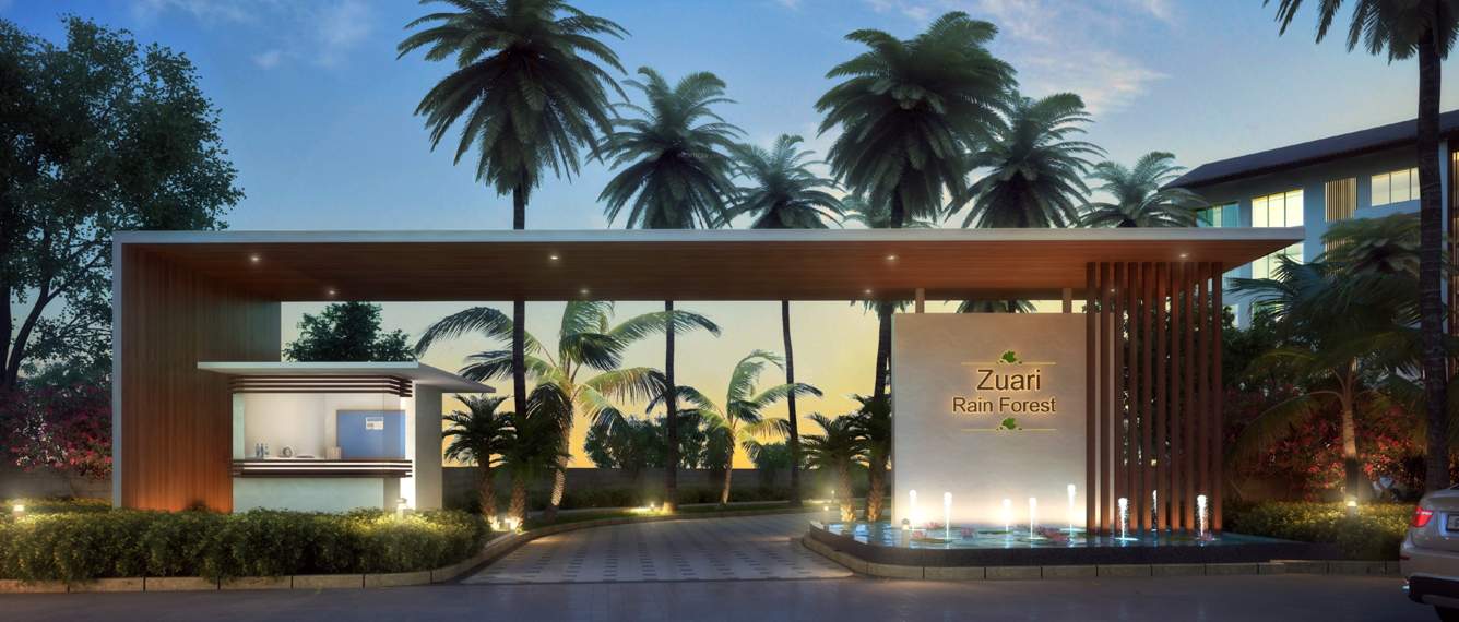  zuari rain forest apartment Entrance Gate Security Cabin