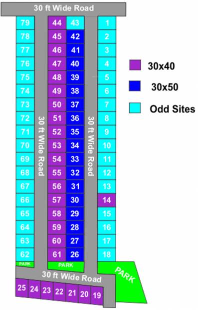 Images for Layout Plan of Vaibhavi Jayashree Badavane