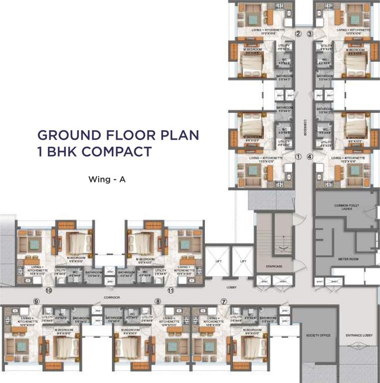 Images for Cluster Plan of Lodha Palava Azzurra A To D