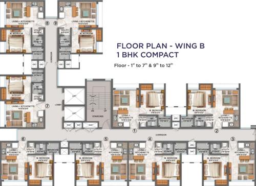 Images for Cluster Plan of Lodha Palava Azzurra A To D Images for Cluster Plan of Lodha Palava Azzurra A To D