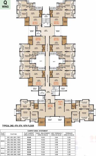  graffiti-phase-5 Typical Even Floor Plan Of Wing Q