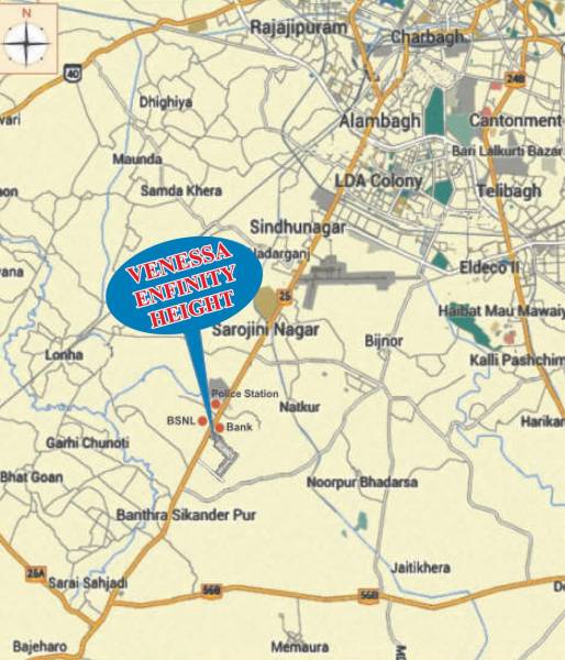 Images for Location Plan of Enfinity World Venessa Enfinity Heights