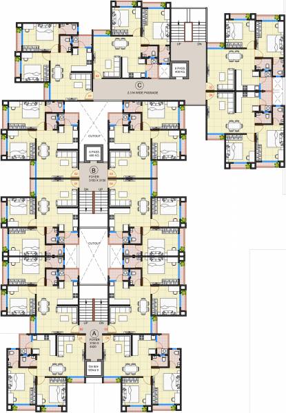  darsh-pavitram Block A Cluster Plan