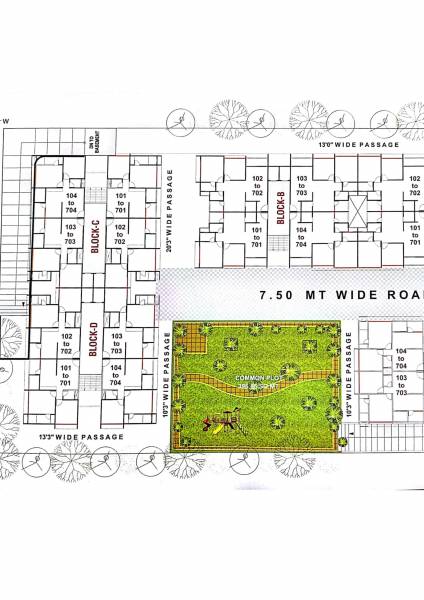  sawera-grand Block A Cluster Plan
