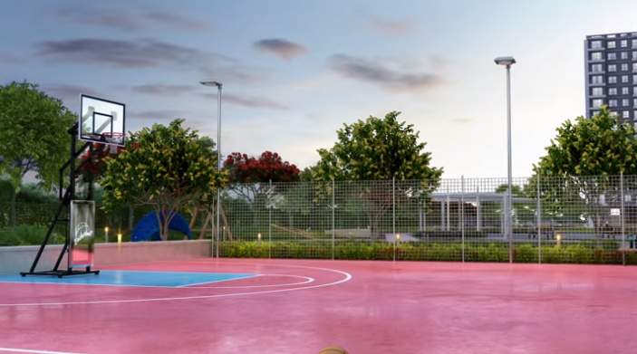  aqua Basketball Court