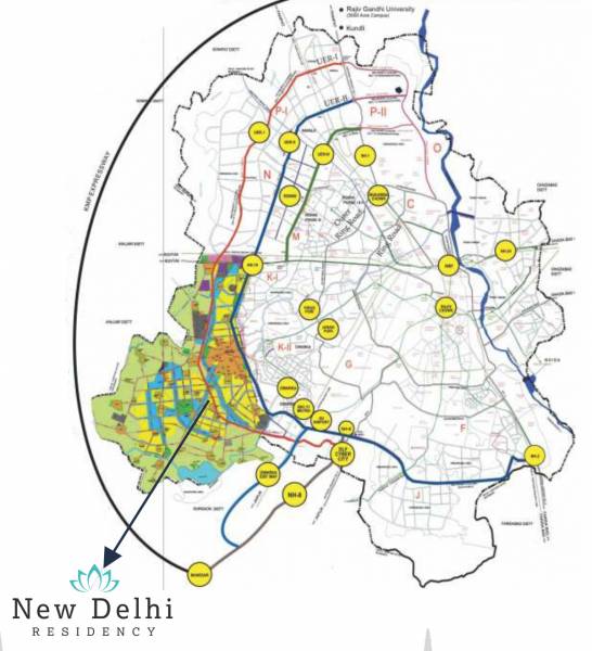Images for Location Plan of Platinum New Delhi Residency Images for Location Plan of Platinum New Delhi Residency