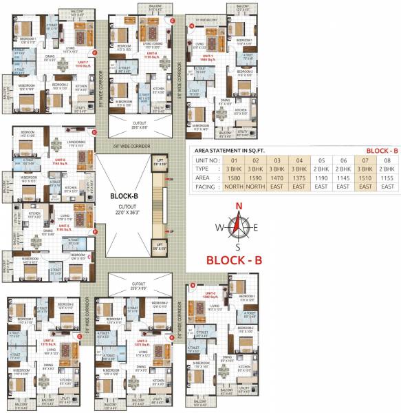 Images for Cluster Plan of V K Krishna Gardenia