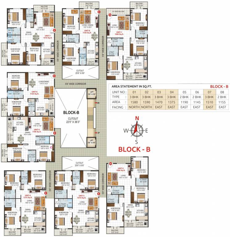 Images for Cluster Plan of V K Krishna Gardenia